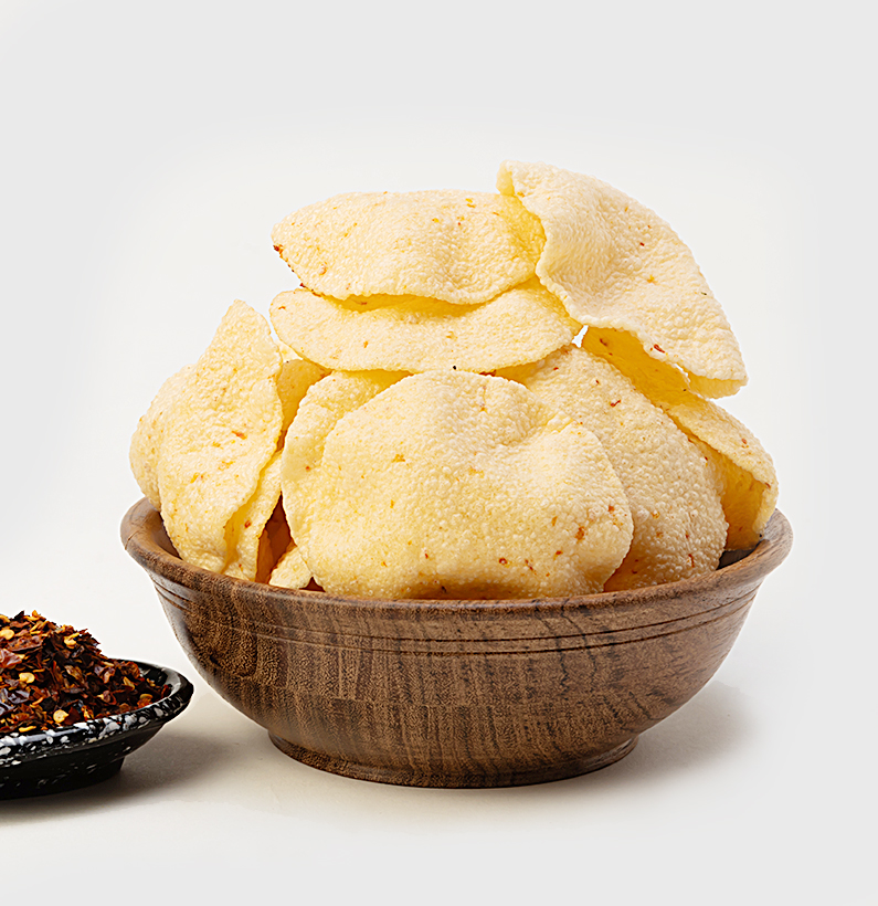 Tasty Red Chilli Rice Papad1